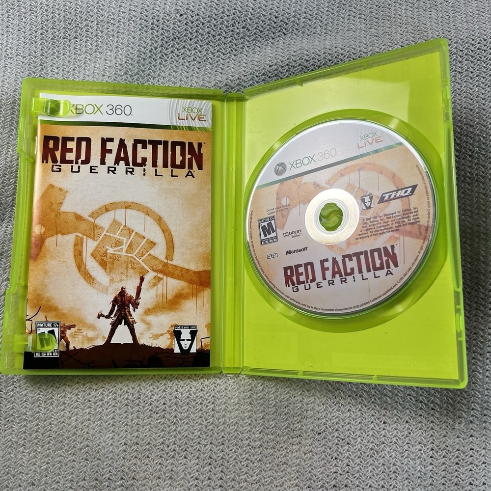 Red Faction Guerrilla (Xbox 360) Complete W/ Manual CIB Great Condition Sci-Fi - Picture 2 of 4